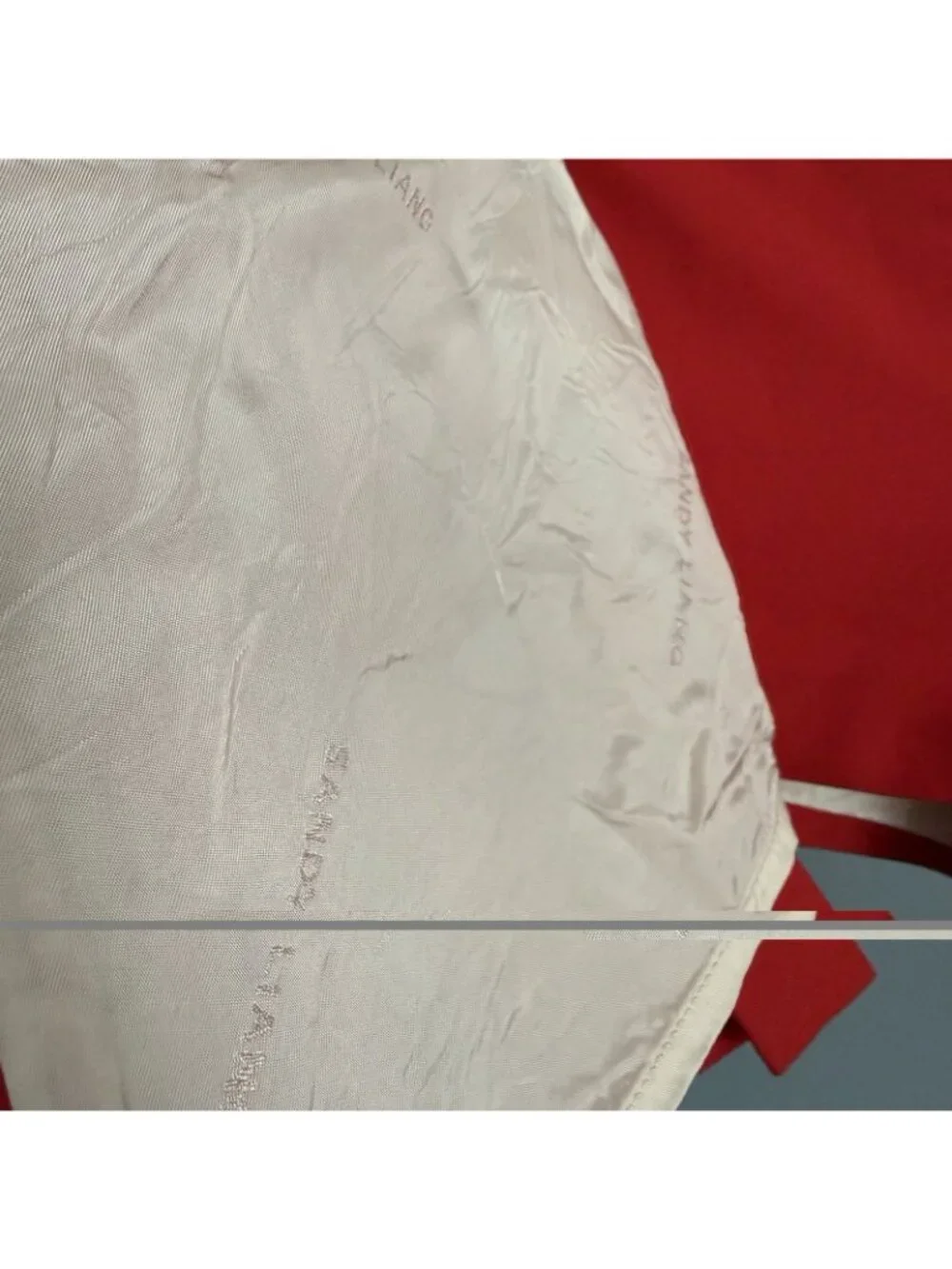 Sandy Liang Franc Micro Skort Mini Pleated Red - Picture 9 of 13